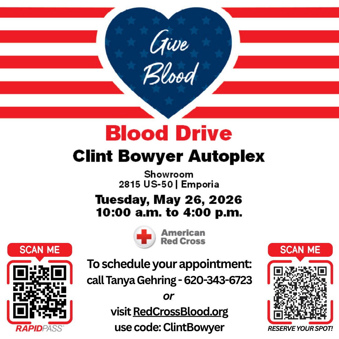 ClintBowyerAuto's tweet photo. Don't forget to sign up to secure your spot today! OR give us a call at (620)343-6723! https://t.co/JVm40qWIVv
