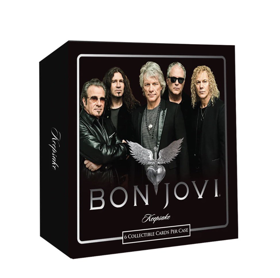 🚨New Bon Jovi Collectors Item On Tour Keepsake Card Collection