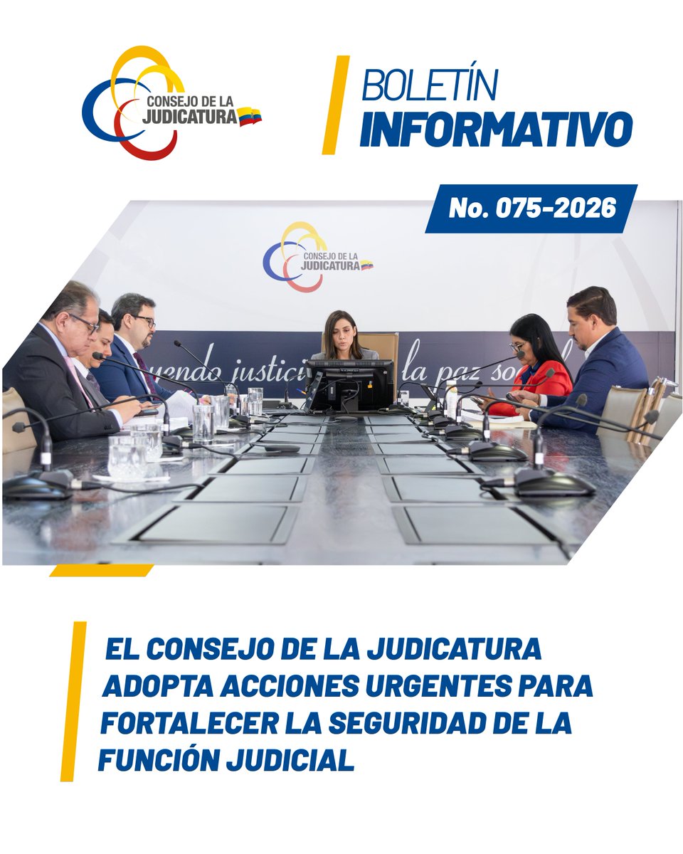 Consejo de la Judicatura tweet media