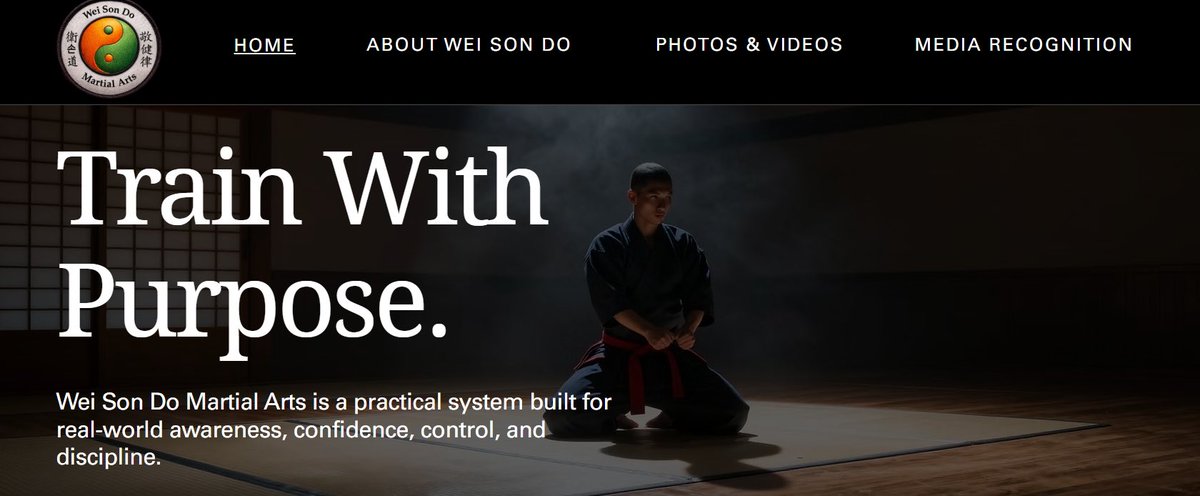 JohnMorgart's tweet photo. Proud to announce the launch of the new Wei Son Do Martial Arts website.

Explore our story, photos, videos, media recognition, and the mission behind our system.

Train With Purpose.  
Respect. Health. Discipline.

https://t.co/K4tBpSoSTE

#WeiSonDo #MartialArts #SelfDefense https://t.co/bG7bAPpnEp