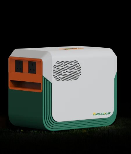 BSPTworld's tweet photo. The Cola 3600 (often referred to as the 3.6 kWh or 3.6 kVA-rated solar generator)  designed for silent operation, providing a 1,200-watt continuous pure sine wave output, making it ideal for essential appliances such as TVs, fans, lighting, and small fridges. https://t.co/sifrGbwsmm