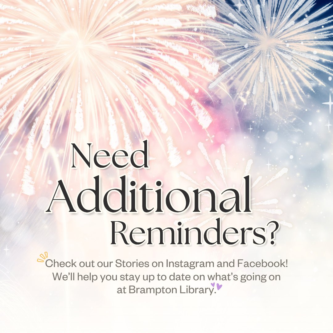 Brampton Library tweet media