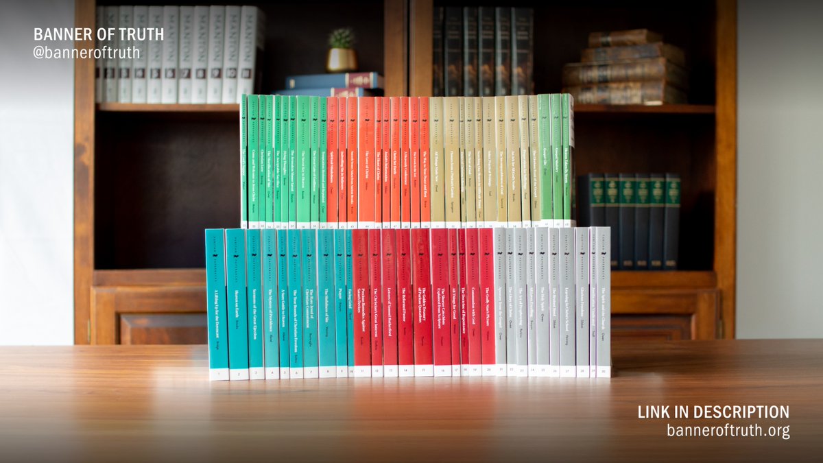 banneroftruth's tweet photo. Explore our Puritan Paperbacks series now completely re-typeset with new covers. These excellent volumes are a great gift for the willing reader and contains some of the greatest writings of the Puritans that have been read and enjoyed by Christians for centuries.

Link to all the puritan paperbacks: https://t.co/s4TjSZufJ2

#BannerOfTruth #PuritanPaperbacks #PuritanWritings #ChristianBooks #ChristianReading