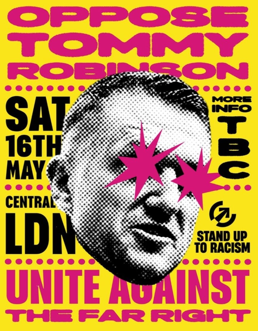 NottinghamSUTR's tweet photo. 📍This Saturday 16th May 📍Nottingham Stand Up To Racism has organised coaches with the local Palestinian Solidarity Campaign. WE are the majority and we REJECT far right hate and attempts to divide us!
To book a ticket, or make a donation please contact:

info@nottmsutr.co.uk https://t.co/qUihtzlgUL