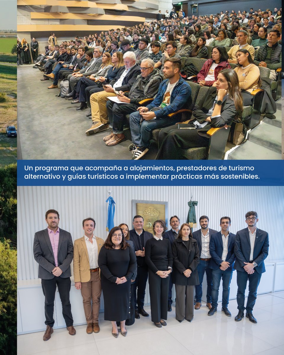 tori_flores's tweet photo. Presentamos el Programa ACT: Acción Climática en el Turismo ⛰️⁣
⁣
Una iniciativa que desarrollamos junto a @turismocba y @lasiglo21 para acompañar al sector hacia un modelo más sostenible y resiliente. ⁣
⁣
👉 Está destinada a alojamientos turísticos, prestadores de turismo alternativo y guías profesionales de turismo; a partir de su participación, podrán incorporar herramientas concretas para mejorar la sostenibilidad dentro de la actividad turística. 🙌⁣
⁣
Más de 300 personas participaron del acto de lanzamiento, que además incluyó un taller de capacitación y el panel “Acción Climática y Turismo: de la esfera internacional a la realidad local”.⁣
⁣
Con esta iniciativa, Córdoba continúa fortaleciendo políticas públicas que integran desarrollo, turismo y cuidado ambiental. 🌵

#AmbienteCba #HacerParaCrecer