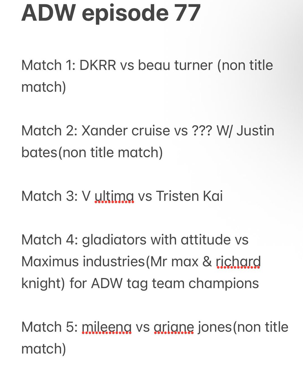 ADWalldemonic's tweet photo. Tonight is an all new ADW episode starting at 8pm with two big banger main events @Gachabeast247YT @Sapph1reDrag0n @SilentHowl96 @mVpUltima247 @CodeRedMikey @MaximusIsBetter @KnightMegaStar @OutkastMileena @Ariane_ANDW @sister_cole @HelenMaxim68001 @RealAmandaAli (1/2) https://t.co/MlH4GJ7bvf