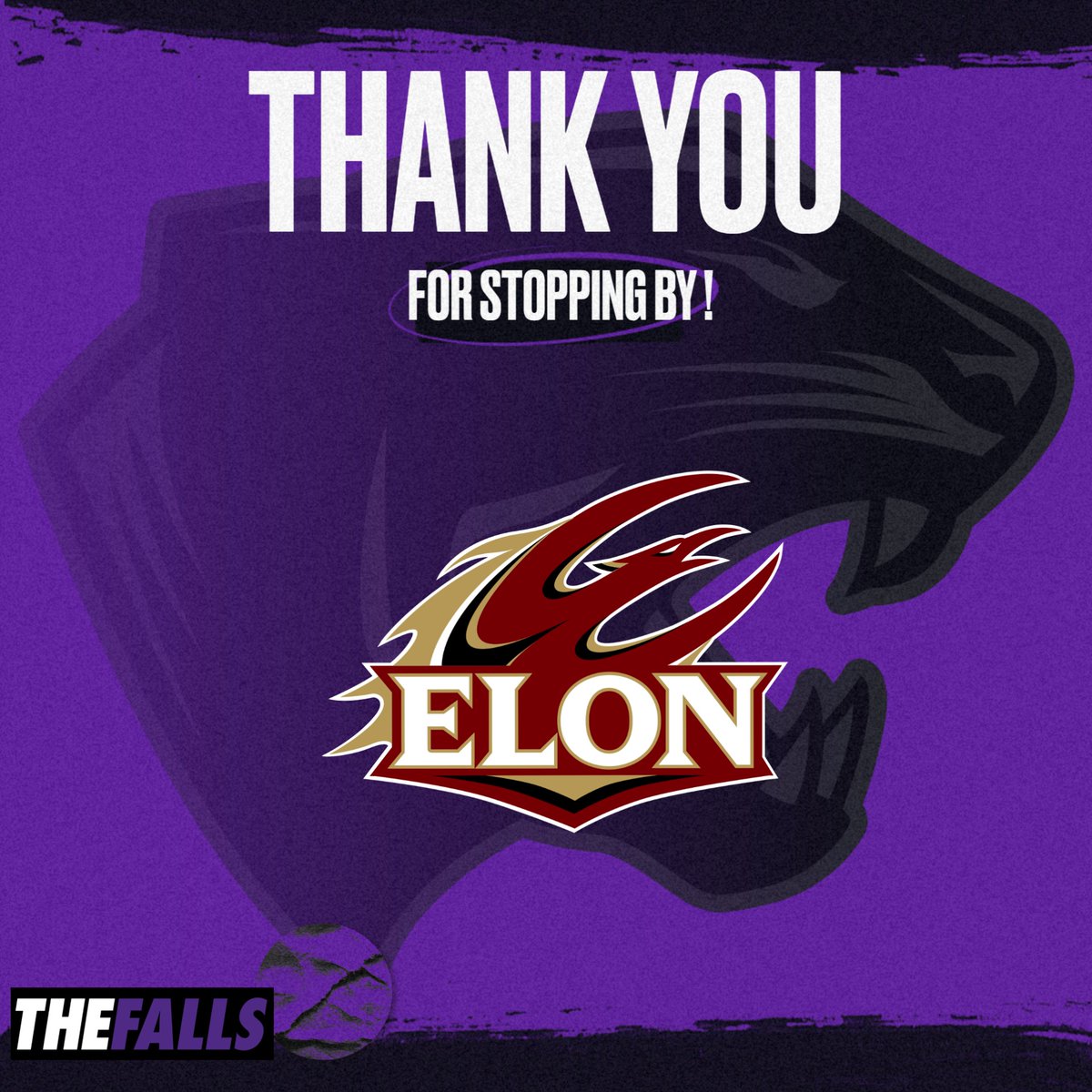thefallsfb's tweet photo. Thank you to Coach Hairston from @ElonFootball  for stopping by our school and talking with our guys! #RecruittheFalls https://t.co/K2n6DULm7A