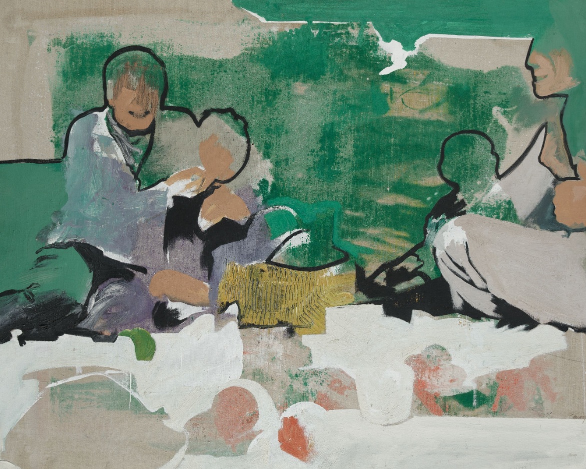 Invertirenarte's tweet photo. Muy grata sorpresa..., sin duda.
The pic-nic (A/L, 81 x 100 cm), pintado en 1966 por Rafael Canogar, con claro recuerdo del Desayuno sobre la hierba, sube en @AnsorenaArte de 14.000 a ¡38.000€!
Mañana, mi resumen completo de la cita para @ArsMagazine.
https://t.co/i1vRsGgDFy https://t.co/uKjUaWixDC
