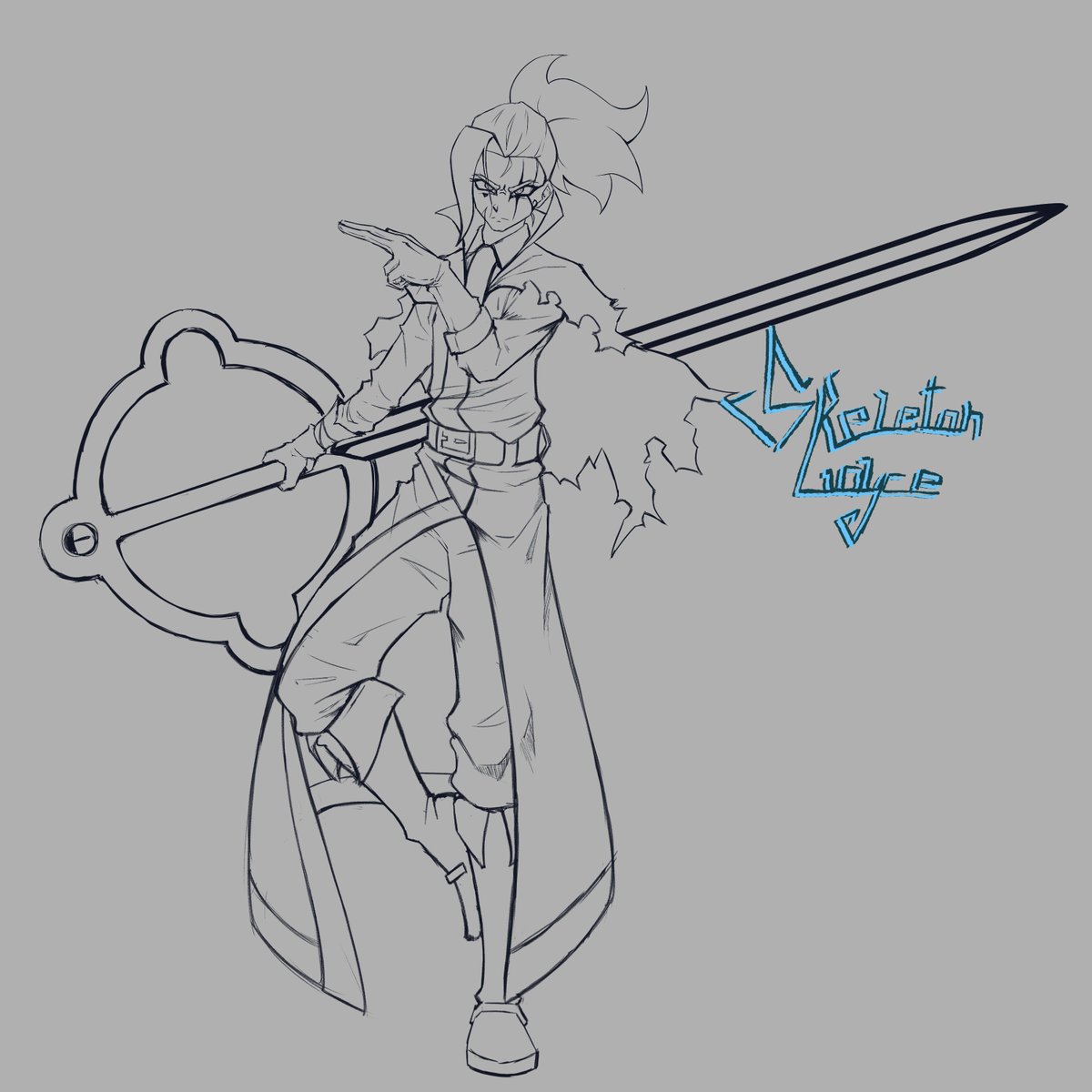 SkeletonLoyce's tweet photo. Remade a drawing from last year, 11 months ago https://t.co/JEpO58hieI