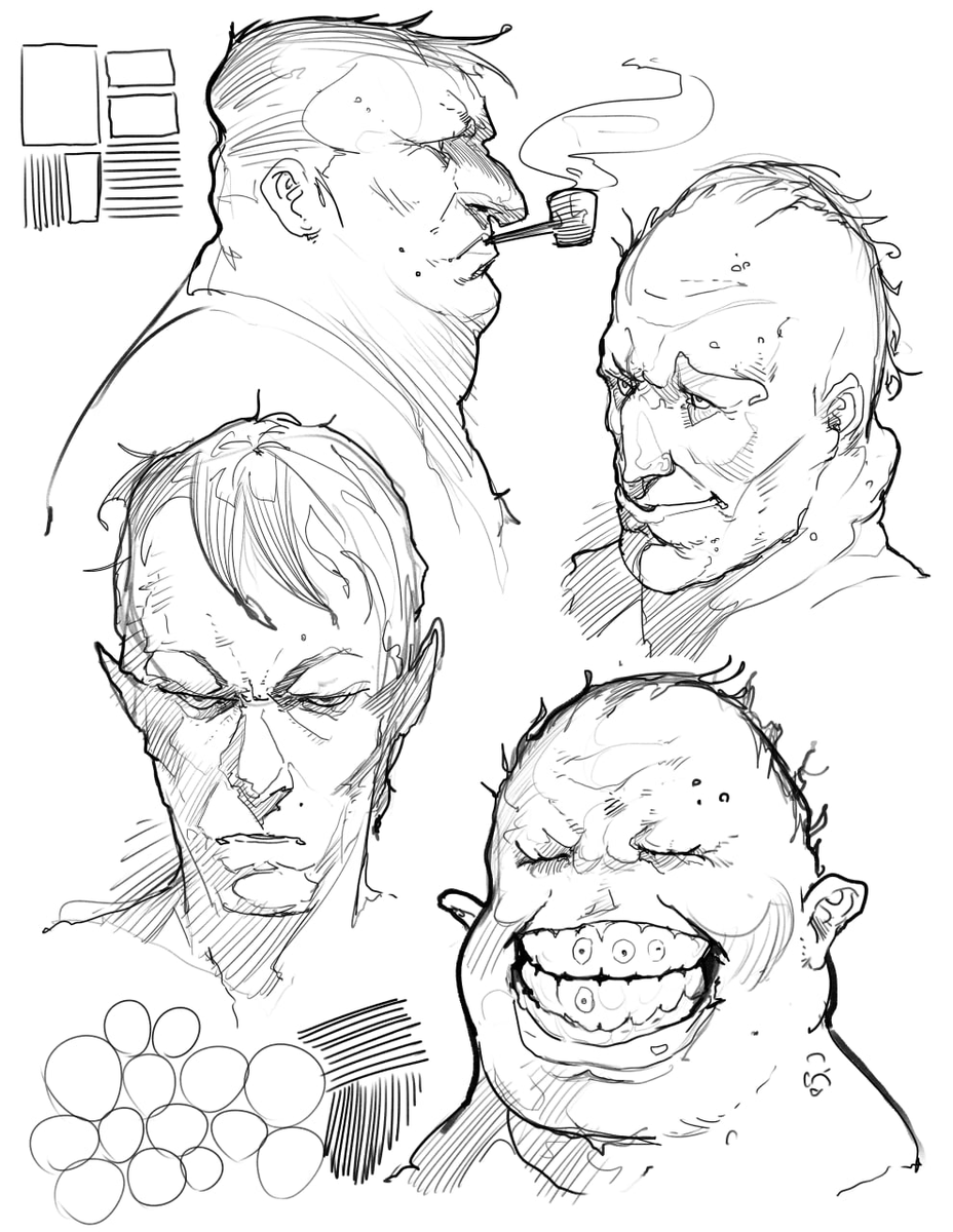Mound__Maker's tweet photo. Warm ups, wanted to do silly faces

#digitalart #concept #sketch https://t.co/LojIo6WWIQ