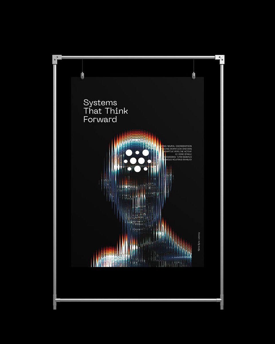 kandkdesignlab's tweet photo. Day 4 building Velora.

One thing the founder said stuck with me:
“We don’t want AI to feel robotic. We want it to feel coordinated.”

That shifted the entire visual direction.
Now the identity is less about “
technology visually, and more about: systems, synchronization. https://t.co/NXK4CKMTdQ