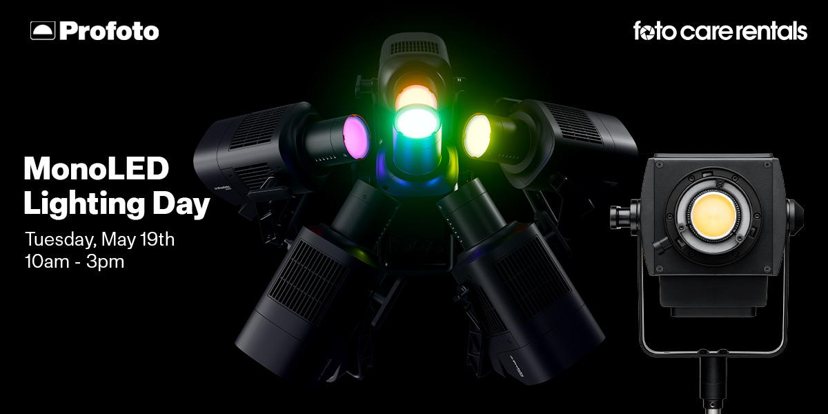 FotoCare's tweet photo. Experience the new Profoto L600C in person at Foto Care Rentals on May 19. Join us for a free, hands-on demo and connect with fellow creatives. 📸 

Reserve your spot: https://t.co/GjqzKPmKfx

@profoto  - The premium lighting brand for photo, video, and cinema. https://t.co/G7oxQ96Odf