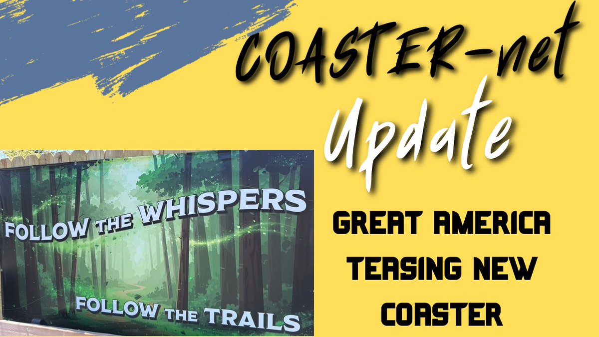 COASTERnet's tweet photo. Six Flags Great America Teasing New Coaster for 2027 - COASTER-net Update 
https://t.co/67kuCEhSe3 https://t.co/SEdnHNsj6W