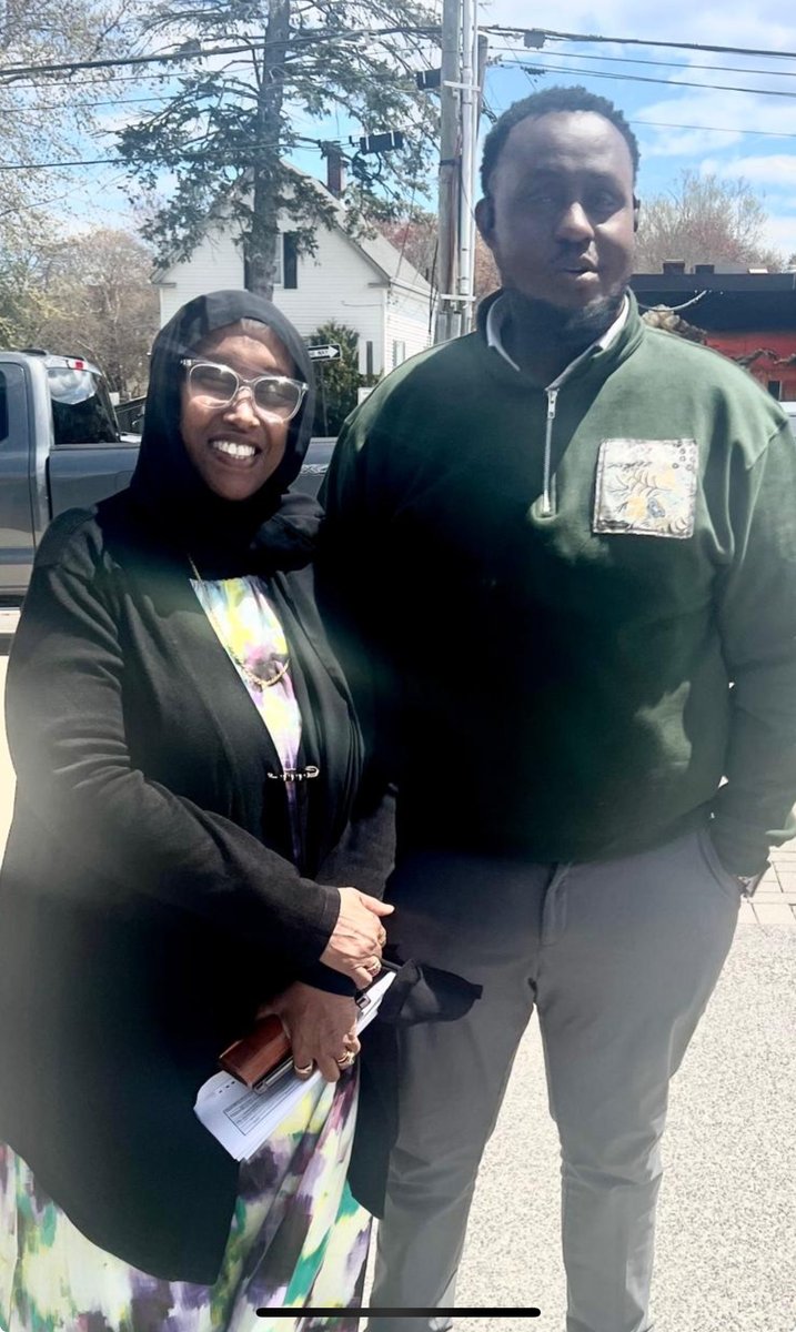 aimemuyombano's tweet photo. Today, I had the privilege of meeting with the Honorable #DeqaDhalac, #MaineStateRepresentative &amp; former #SouthPortland #Mayor. We discussed various aspects of #socioeconomicdevelopment among #Mainers and my personal contributions to existing development #policies. https://t.co/lSxl7nZBtm