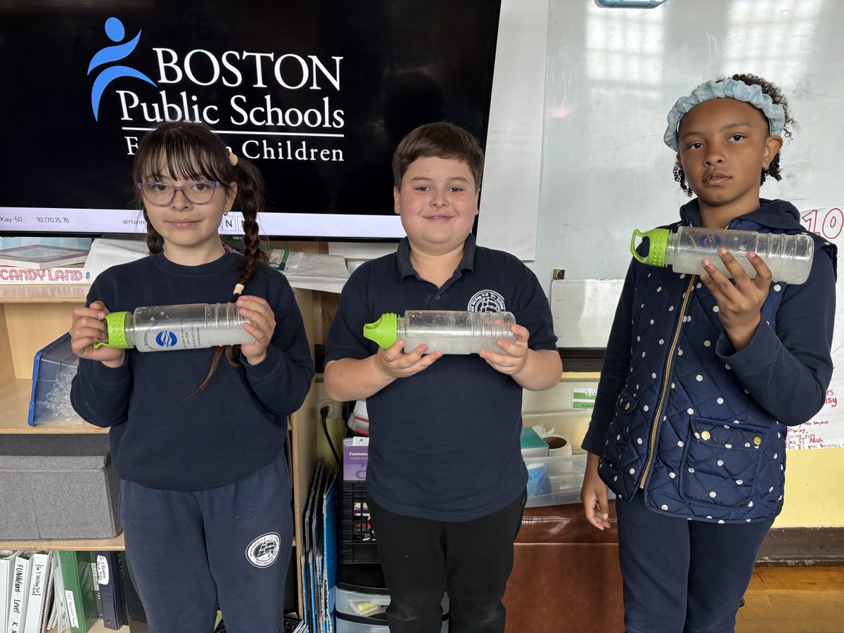BOSTON_WATER's tweet photo. Today at McKay elementary in #EASTBOSTON,  we got the opportunity to talk to students about what can and can’t be flushed down the toilet! Remember only the 3Ps can be flushed, preventing backups is massive money saver! https://t.co/XRuseBWge2
