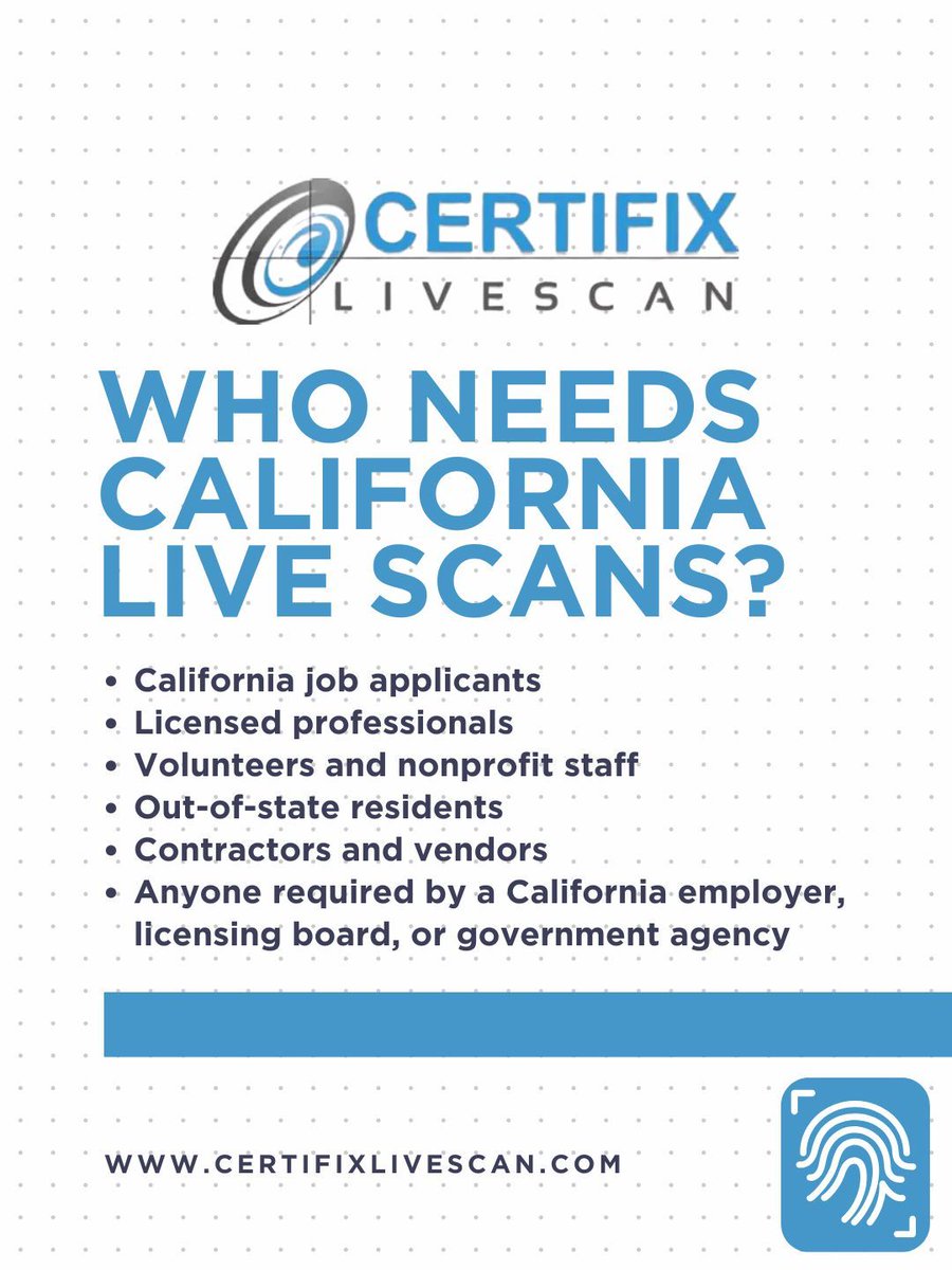 Certifix Live Scan (@Certifix) / Posts / X
