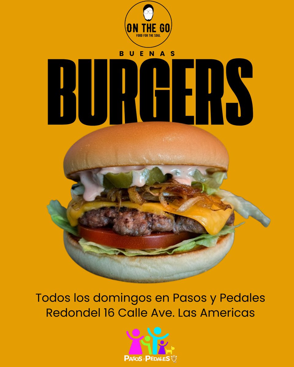 onthegogt's tweet photo. Los que nos extrañaban! Volvimos a Pasos y Pedales todos los domingos en la 16 Calle 🍔🔥 https://t.co/Lk3qyVPjTg