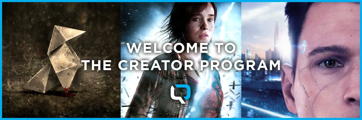 NerdLogic's tweet photo. Crazy how we were talking about Detroit: Become Human yesterday on stream and today, I'm accepted into @Quantic_Dream's Creator Program!😍