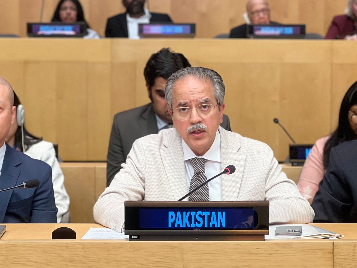Remarks by Ambassador Asim Iftikhar Ahmed, Permanent Representative of Pakistan...
