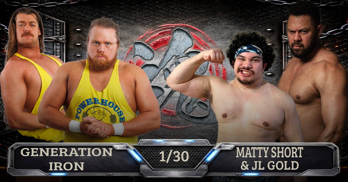 NJTamashii's tweet photo. 🇳🇿 Auckland 3 days until MAYHEM 🇳🇿 

Generation Iron vs Matty Short &amp; JL Gold

With Trans-Tasman ties on opposite sides of the ring, #njpwTAMASHII continues to pull in talent from across #Oceania

🗓️ Sat 16 May
📍 Māngere Arts Centre
🕡 6:30PM | 🔔 7PM
🎟️  https://t.co/D36bTeiqcj https://t.co/rgKW5eOhA8