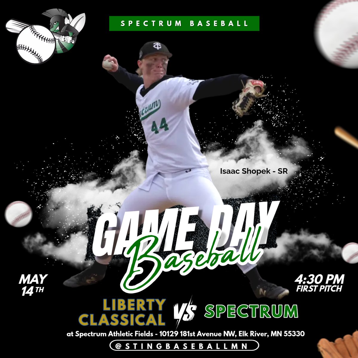 Spectrum Sting HS Baseball tweet media