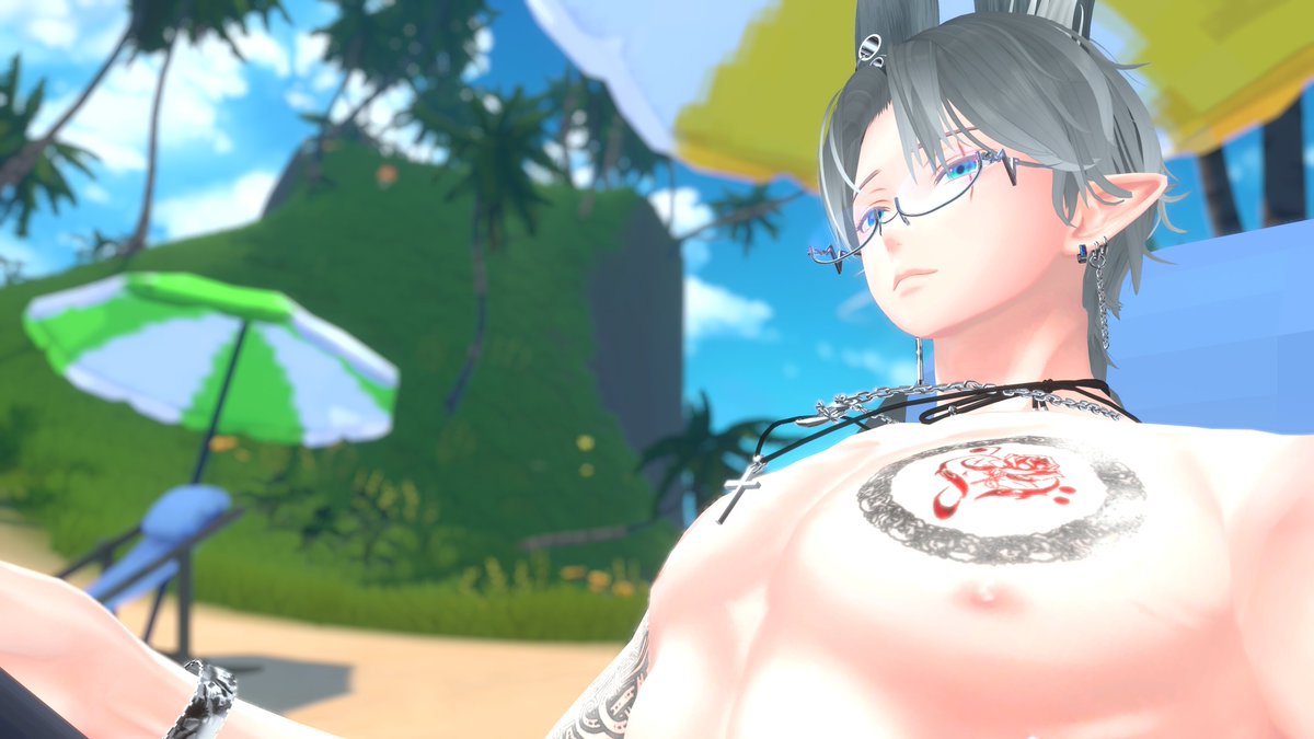 GlennSilverVRC's tweet photo. "I don't get to relax often, but I'm glad when I'm still able to even when my mind is a mess when I'm stuck Alone."

#VRchatボタン #vrchat https://t.co/mBW65x8hnj