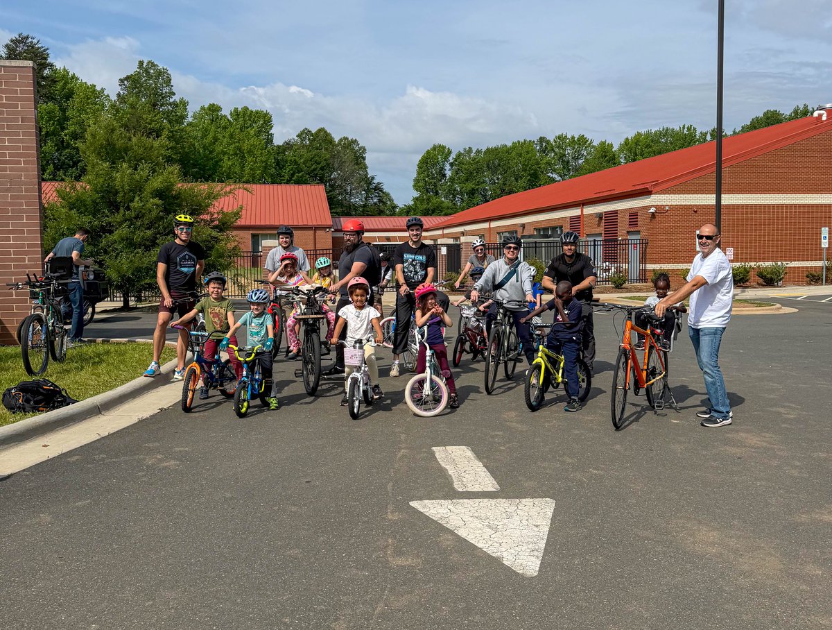 CityMebane's tweet photo. Thank you to everyone who came out for the Mebane Bike Rodeo &amp; Community Ride last Saturday! 🚲

The Mebane BPAC &amp; @MebanePolice loved helping register bikes, guiding riders through the obstacle course, and riding the 1.8-mile route through the scenic greenway!

#BikeMonth https://t.co/V4VgVo55eO