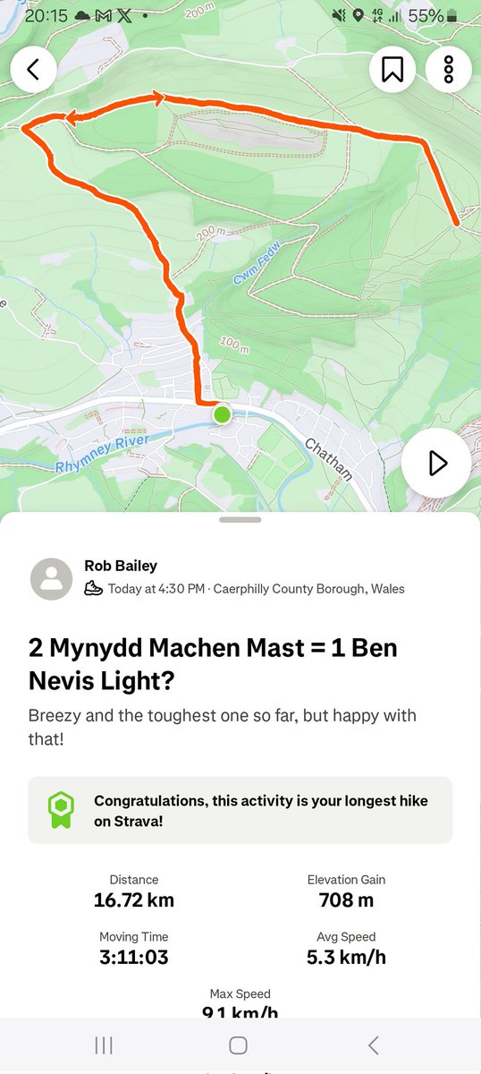 GafferBailey's tweet photo. Breezy one tonight but had to prove to myself I could do the 'Ben Nevis' distance...clocks ticking... 25 days.... https://t.co/90VwYvzw7l