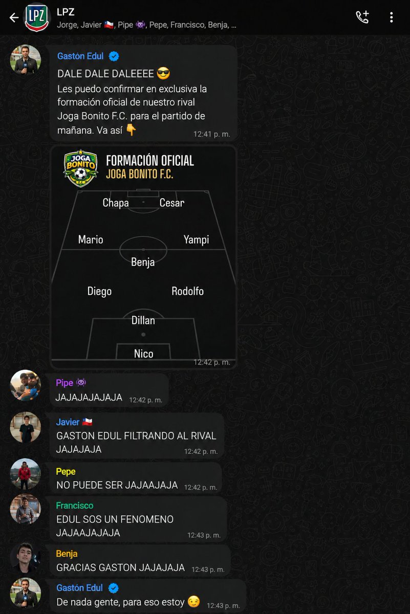 LPZ1019054's tweet photo. Gastón sabe para que equipo jugar... https://t.co/CixcZNDluv