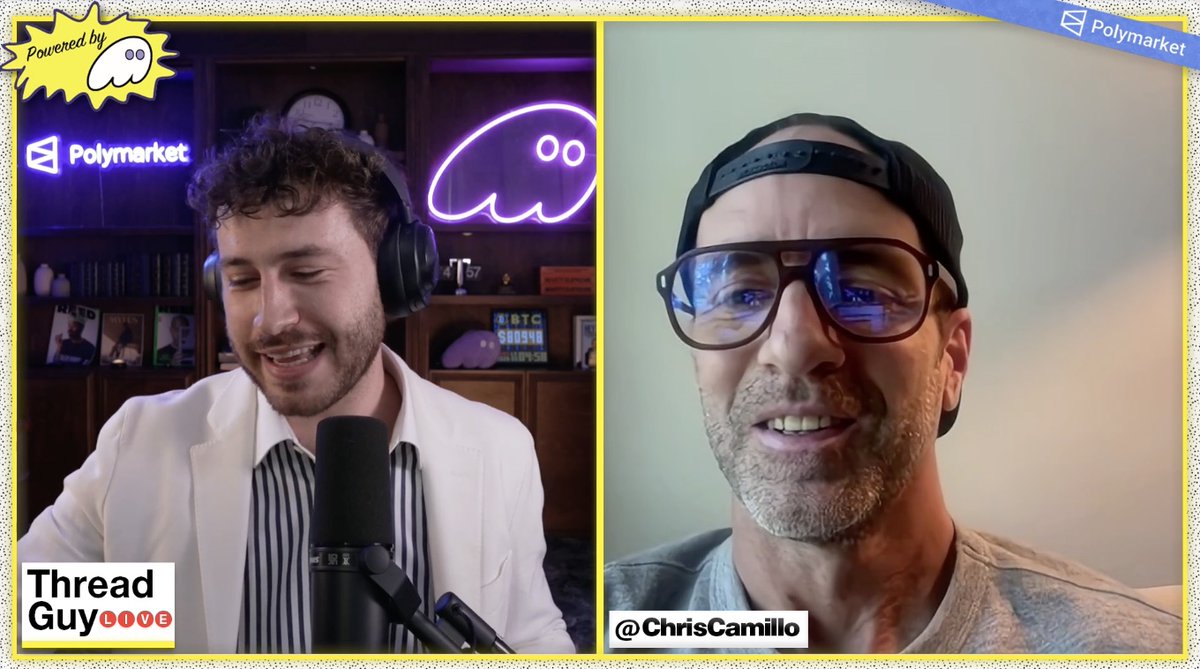 Threadupdates_'s tweet photo. Threadguy is now LIVE with @ChrisCamillo 

https://t.co/zfr1iVoZFi https://t.co/lZ791m0K2E