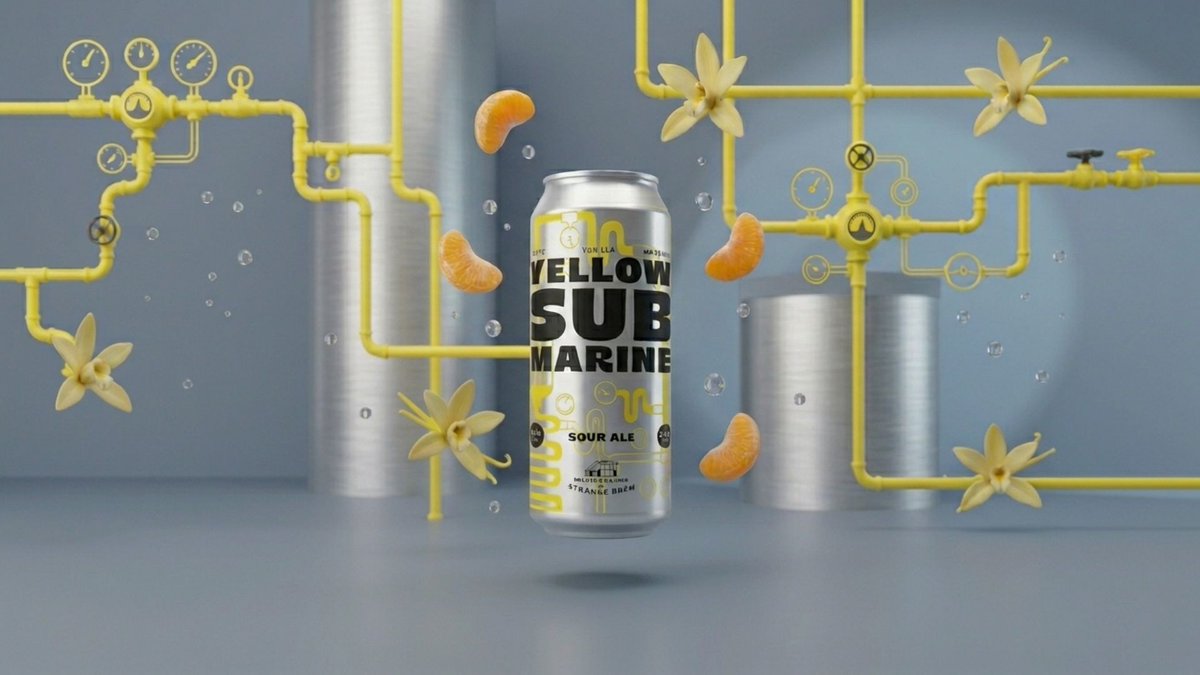 GreekBeerShop's tweet photo. Strange Brew X Chios Beer - Yellow Submarine https://t.co/AvoHY1u0Rl via @httpsxcomGreekBeerShop https://t.co/5kREUpNbQO