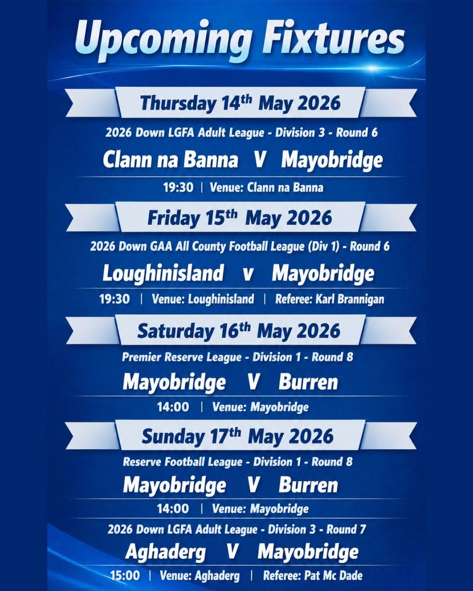 Mayobridge GAC tweet media