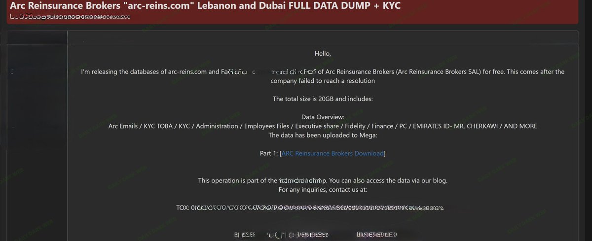 Dark Web Intelligence tweet media