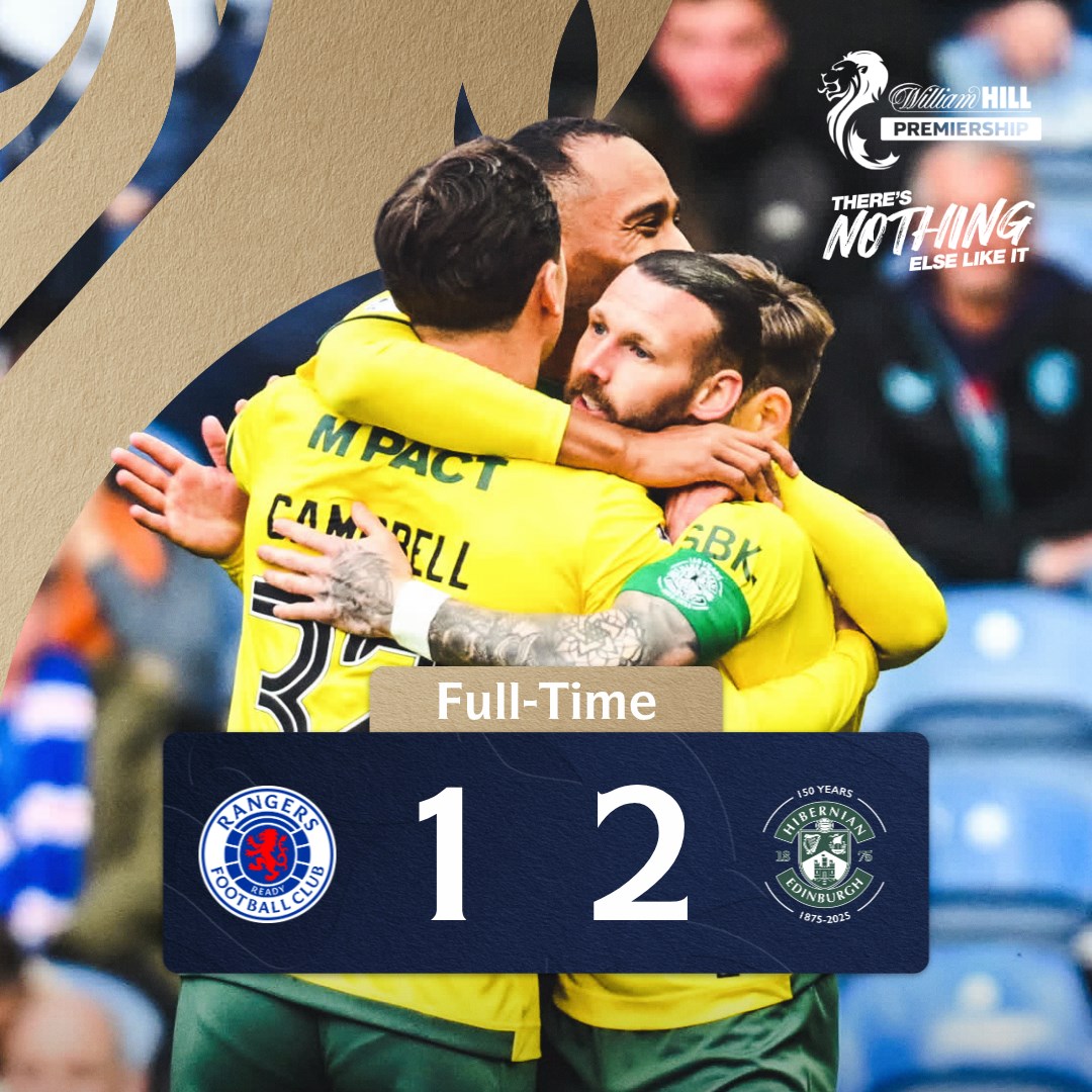 spfl's tweet photo. 🥬 Hibs earn a late win at Ibrox https://t.co/0ZYMTB4DPS