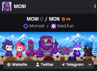 monadmonicto's tweet photo. Updates Look real Nice More updates on the way! Time to Start Building now that Moni belongs to us the Community! We stand together we stand to Make $MONI! https://t.co/yRKix9lNG4