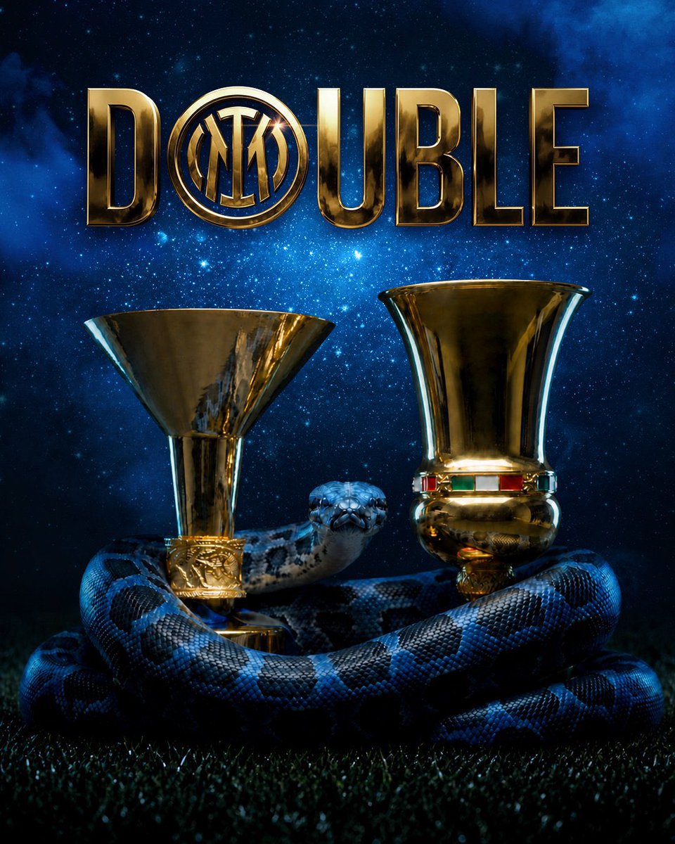 InterClubESA's tweet photo. @Inter 🏆x2 https://t.co/IQVIcXHJiA