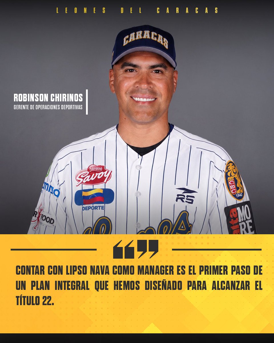 leones_cbbc's tweet photo. 🗣️ Declaraciones de nuestro Gerente de Operaciones Deportivas, Robinson Chirinos.

#CaraquistaSoy🦁 https://t.co/nwnSXbQwIA
