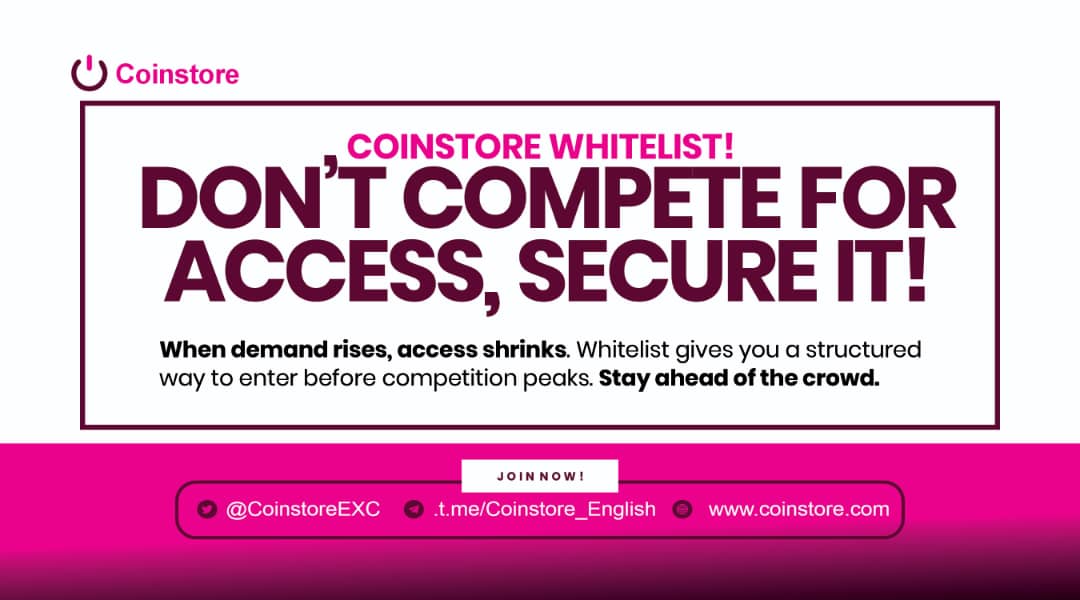 daddyudo98's tweet photo. Cryptocurrency trends can change quickly, not over extended periods. @Coinstoreexc supplies real time updates, fast alerts, trending token data, and a setup made for quick reactions.  In volatile circumstances. https://t.co/B8BQv5eOKS  

 #IEO #coinstore #Launchpad https://t.co/3rJX59nltD