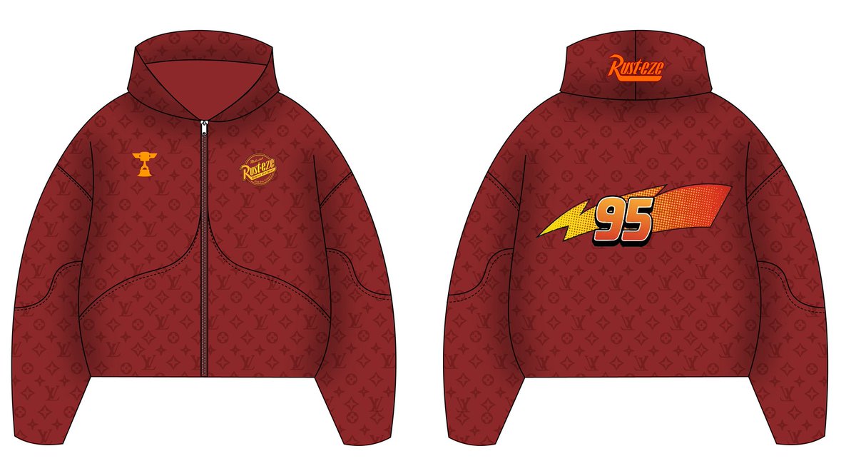 Yahwe______'s tweet photo. LV X McQueen hoodie concept https://t.co/xxjumrWLcu