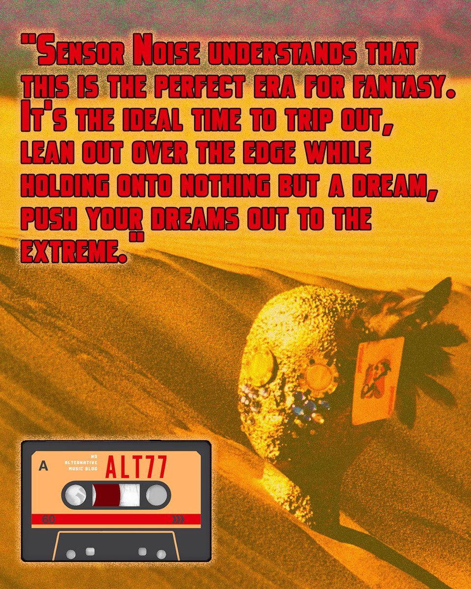 SensorNoiseFM's tweet photo. "Sensor Noise understands that this is the perfect era for fantasy. It’s the ideal time to trip out, lean out over the edge while holding onto nothing but a dream, push your dreams out to the extreme." - ALT77 (@alt77com) #FireInTheSky #SensorNoise

https://t.co/j6WSZpZcXT https://t.co/ynLpvTvsrW