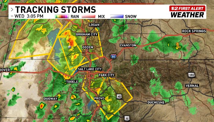 Severe Thunderstorms Batter Northern Utah with 65-70 mph ...