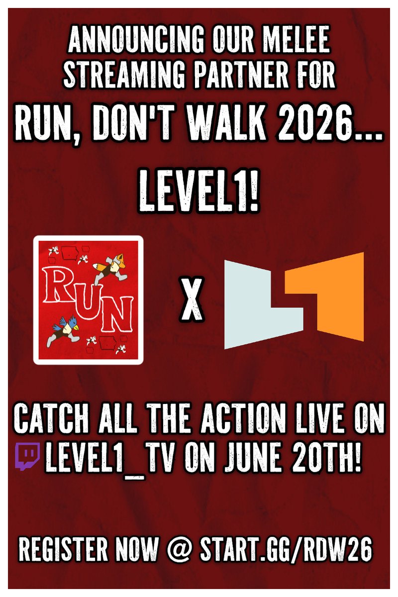 Run, Don't Walk 2026 - Jun 20th! tweet media