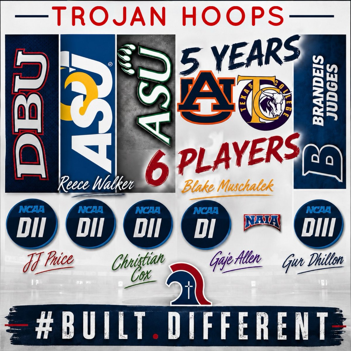 TCATrojanHoops's tweet photo. 6️⃣Trojans➡️5Years=Still Hooping 
@MuschalekBlake @bucket_getterGD @AllenGaje @reececwalker @JJPrice_3 @ChristianCox04 @TCA_Addison https://t.co/ApRidnjuMW