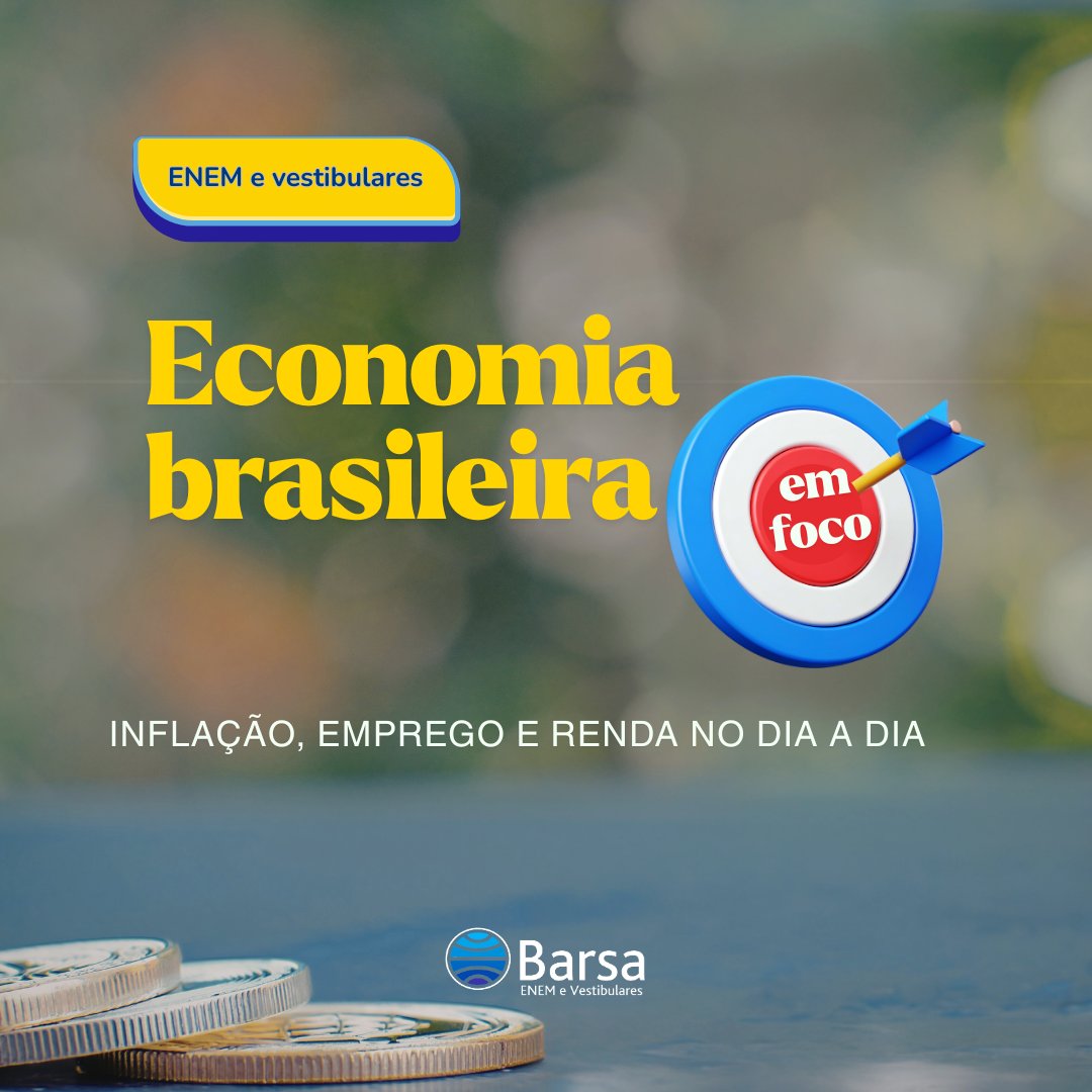 Barsa_ofc's tweet photo. Inflação, emprego e renda fazem parte do dia a dia e também das provas. Entender esses indicadores ajuda a interpretar melhor a realidade e os dados apresentados.
#BarsaNaRede #Economia #Educação #Vestibulares https://t.co/yeX6Ls8hqx