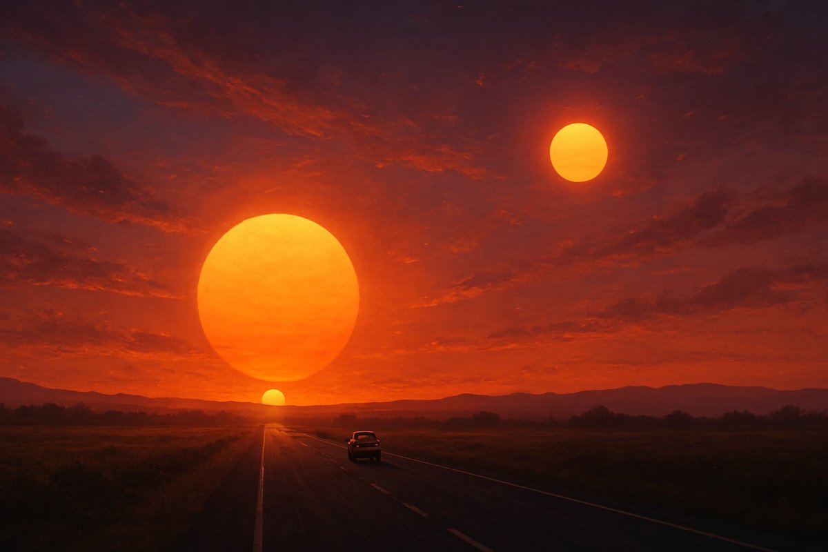 melomano111's tweet photo. @Mikehomeseller Two suns in the Sunset and One Slip https://t.co/MaGln89Ijm
