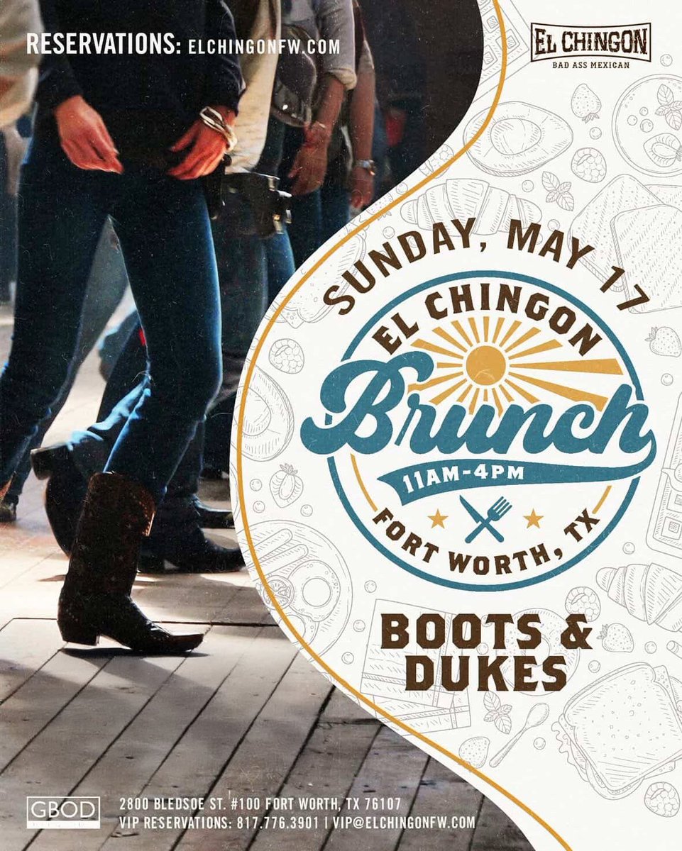 DallasMoralez's tweet photo. RSVP for this Sunday!!! Group discounts available at https://t.co/exDlPGUwY0 !!!! Hi hataz 👋🏾😎😁🎉🍾👌🏾🤠 #PBR #WorldFinals #FortWorth #SundayFunday #Brunch #Country #music #West7th https://t.co/iAJb2vAm3H