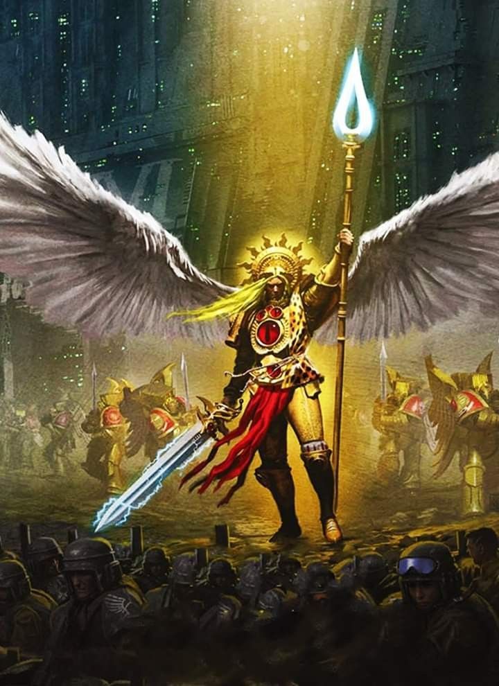 GeekedTheGeeker's tweet photo. @smile_kun422 Sanguinius from 40k https://t.co/5ko6MugCi1