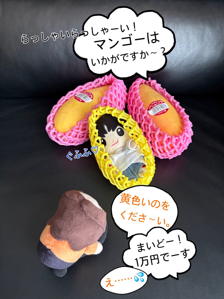 ちゃーこです₊⁎⁺˳✧༚ 高級フルーツ🥭✨ #ボクけんちょこ #それいけたっちゃん #2人はGEMN