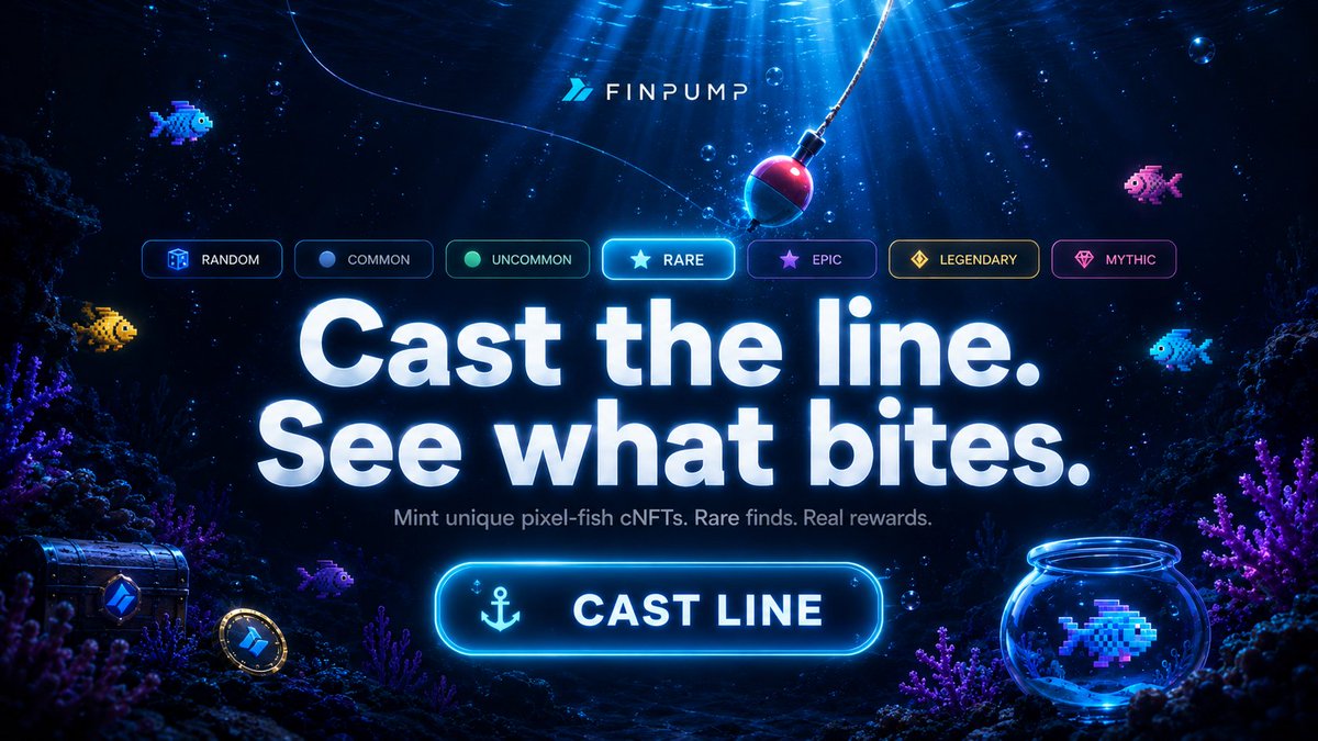 FINS_CLUB's tweet photo. Not Another Copy-paste Mint Loop ⚡

Finpump Blends Memecoin Energy With Collectible Pixel Fish, Live Odds, And A Hard Cap That Keeps The Whole Thing Scarce From Day One.

Buy, Hold, Open. The Chest Rolls A Fish. #SolanaNFT #PixelArt #Onchain #FINS https://t.co/yFXLpRxFcd