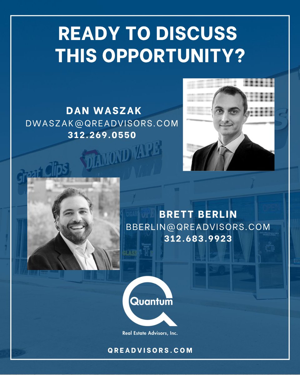 QuantumChicago's tweet photo. JUST LISTED: Streator Commons is a fully leased outlot to Walmart Supercenter, ideally positioned at a signalized hard corner in Streator with excellent visibility and strong traffic counts.

Contact our team today for the full offering memorandum.

#QREAdvisors #CRE #Investment https://t.co/dY1ELQB3kg